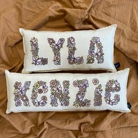Image 1 of Just Floral & Butterfly Personalised Cushion 