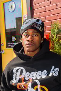 Image 4 of PEACEISFREE Retro Grunge Beanie