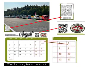 Image of Wolfsburg Bus Crew Official 2026 Charity Calendar