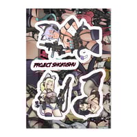 Battle Waifu Sticker Sheet#5