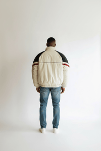 Image 4 of Puffer Light Beige Bomber 