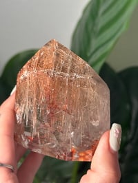 Image 5 of HIGH QUALITY RAINBOW RUTILE IN QUARTZ TOWER -BRAZIL-