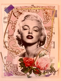 Image 1 of “Marilyn Roses” Laminated Collage