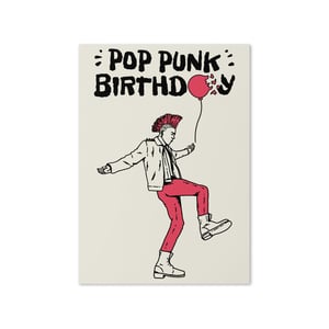Image of Pop Punk Birthday Card Design 🎈