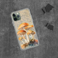 Image 4 of Colorful Watercolor Mushroom/Fungus Mycology Lover Clear Case for iPhone®