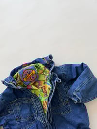 Image 2 of Oilily Vintage Denim Bomber Jacket Size 128 7 - 8 years 