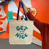 Get Nice canvas tote