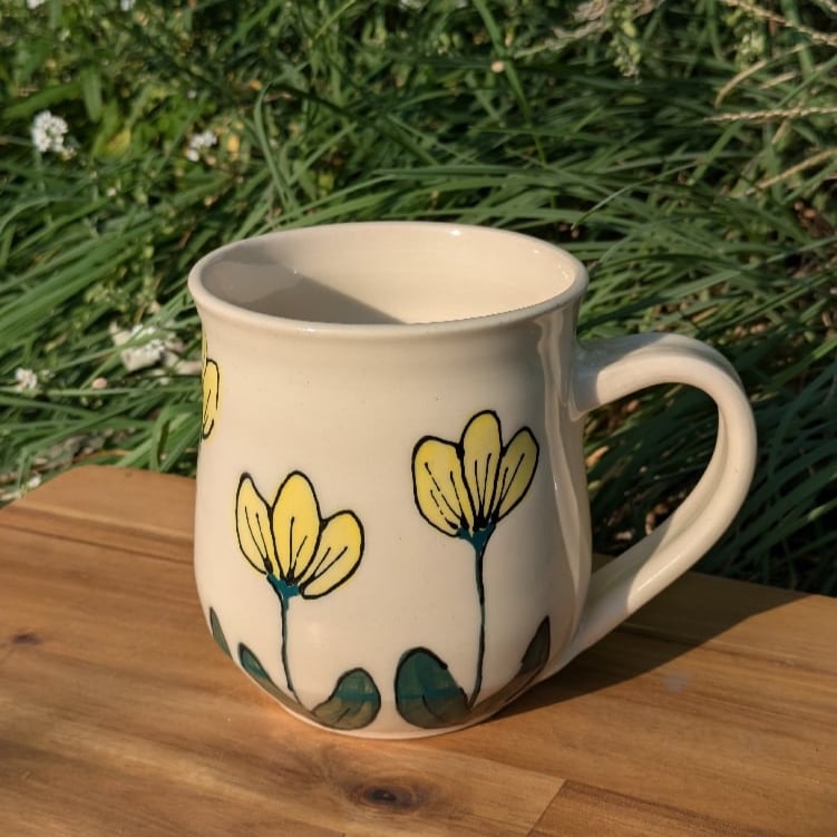 Image of Yellow Flowers Mug