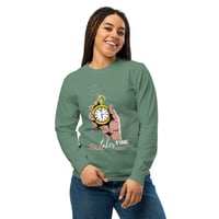 Image 16 of Women HEALING PROCESS Garment-dyed heavyweight long-sleeve shirt