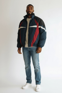 Image 2 of Puffer Dark Blue Bomber 