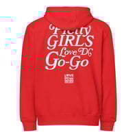 Image 3 of LOVEDCGOGO "PRETTY GIRLS LOVE" Premium full zip hoodie