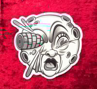 A Trip To The Moon Vinyl Sticker