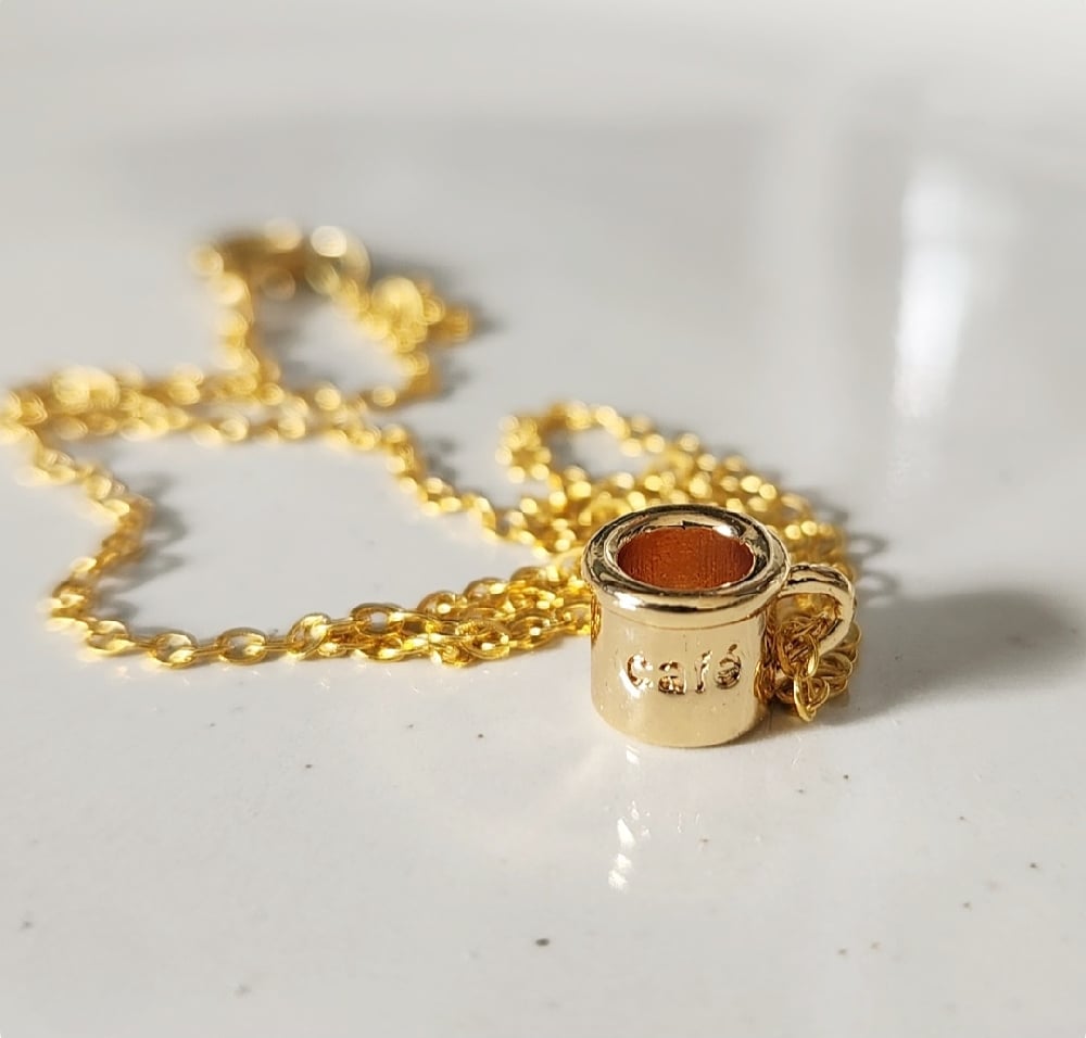 Image of Coffee Mug Charm Necklace