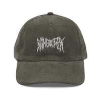 Image 5 of BAAO Metal Logo Corduroy Cap