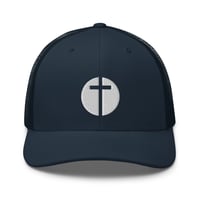 Image 4 of Faith Cross Emblem Trucker Cap