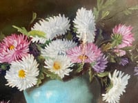 Image 4 of Oil Floral on Stretched Canvas