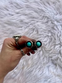 Image 1 of Kingman Turquoise Cutout Bolts