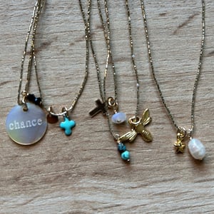 Image of Collar MINI CHARM - hilo dorado