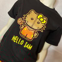 Image 1 of Unisex “Hello Sam” Black Tee
