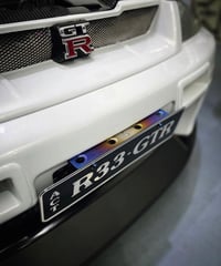 Image 3 of Titanium license plate bracket holder