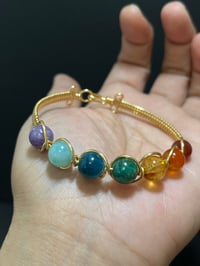 Image 5 of Seven Chakras Rainbow Lucky Bracelet