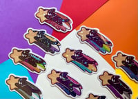 Image 2 of 🌈Comet Kitties! | Pride Vinyl Stickers