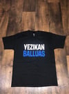 YB Burbank Bold Print Crewneck Black T-Shirt 