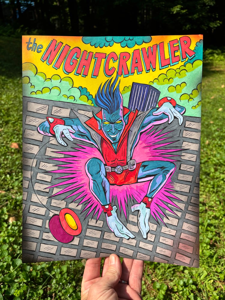 Image of Nightcrawler Ink Illustration Yo-Yo Comic Cover