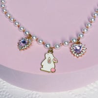 Image 1 of Bunny Pearl Necklace
