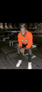 Image of ORANGE “HOOD$KI” HOODIE