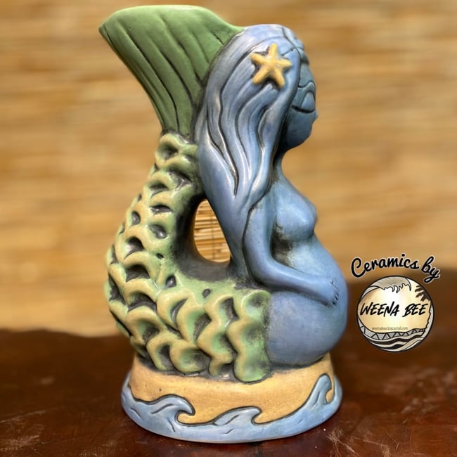 MerMom Gluggle Mug Orange Highlights 