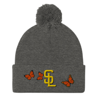 Image 2 of SL Pom-Pom Beanie