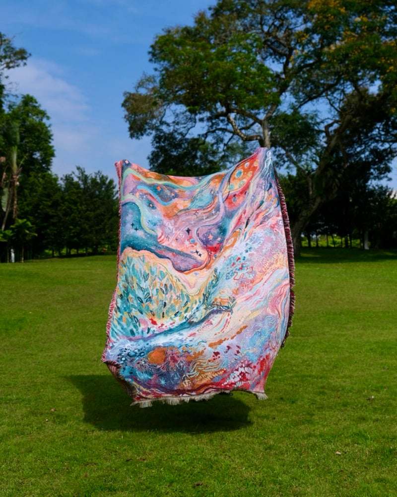 Image of EUDAIMONIA ✧ Woven Blanket (PREORDER) 