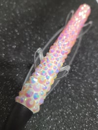 Image 3 of Light Pink & White Rhinestone Pen