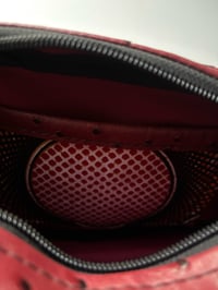 Image 5 of Keyshia Crossbody Burgundy Ostrich