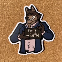 Image 1 of Mr. Wolf Sticker 
