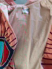 Image 6 of Wanderlust - Velvet evil eye protection jacket - Light pink 6- 14