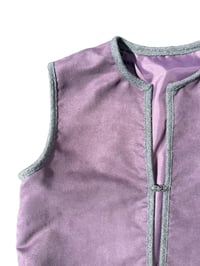 Image 2 of Boxy Lilac Waistcoat L