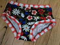Kylie Jane undies- black floral 