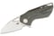 Image of Bestech Knives / Grissom Riverstone Flipper Knife black canvas micarta