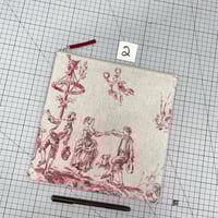 Image 1 of Toile de Jouy Pouch No.2 May Pole Dancing