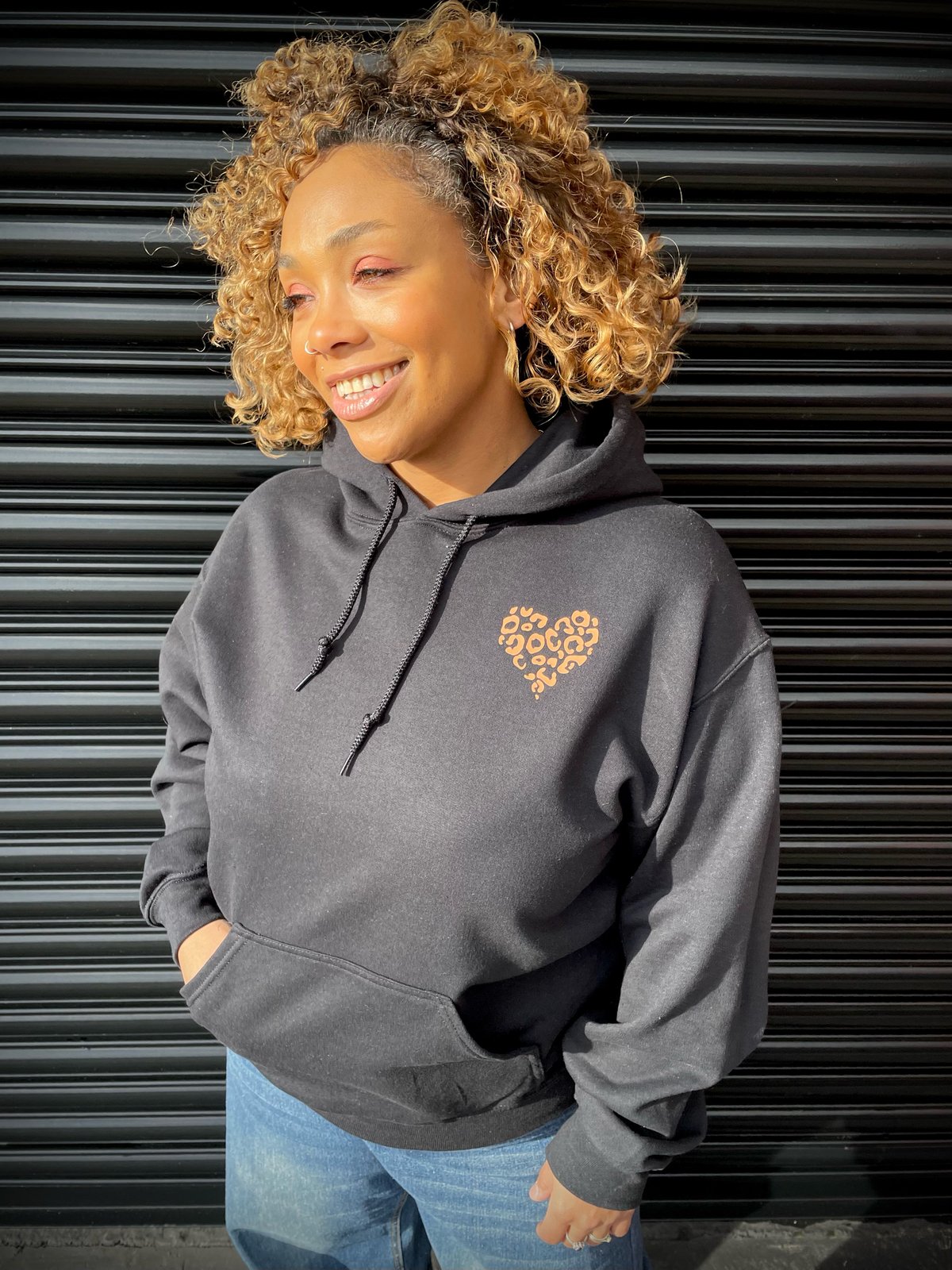 Hazel heart hoodie - adult | Jilly's