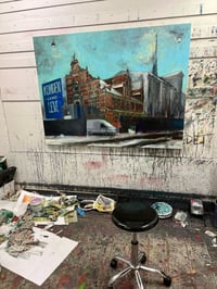 Image 3 of "København – Malerdrømme og tankestreger – Kongen længe leve" / 120x160 cm