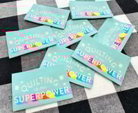 Image 3 of Sarah Hearts Woven Tags - Quilting 
