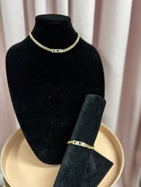 Image 3 of Sparkle D necklace & Bracelet