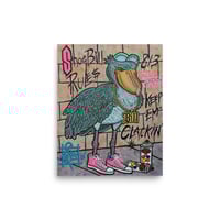 Image 2 of Shoe Bill matte fine art print 
