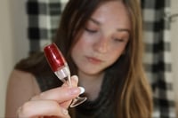Image 4 of "Sweater Weather" Dark Red Tinted Gloss!