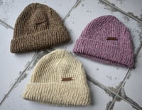 Image 8 of  Hipster Beanie - Hand-knit in Ireland