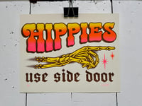 Image 1 of Hippies Use Side Door Riso Print