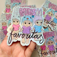 Image 1 of Amigas Favoritas Holo Sticker